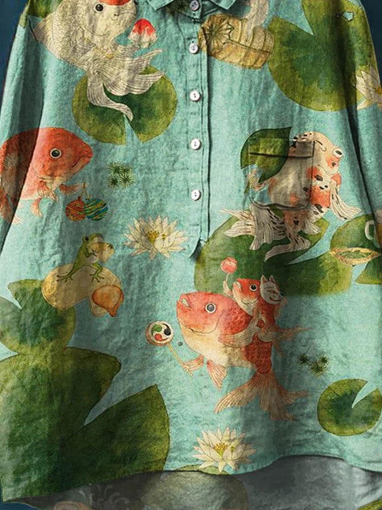 Rosie | T-Shirt Seni Ikan
