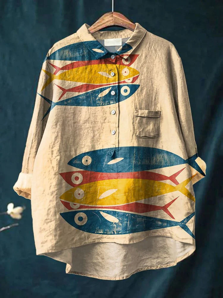 Daisy | T-Shirt Seni Ikan