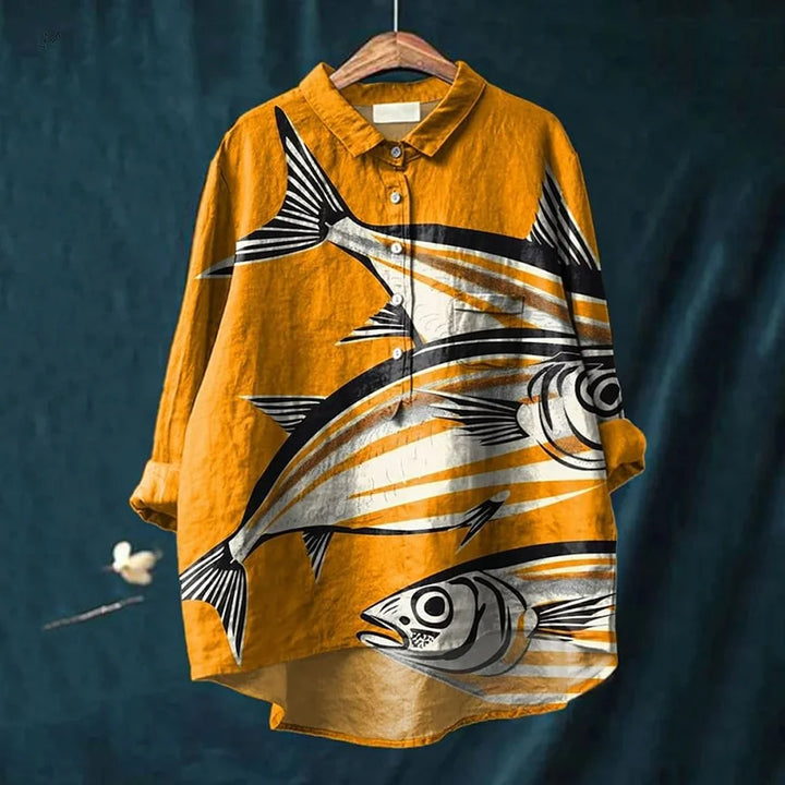 Daisy | T-Shirt Seni Ikan