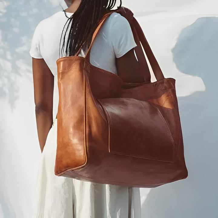 Margo - Beg Kulit Vintage