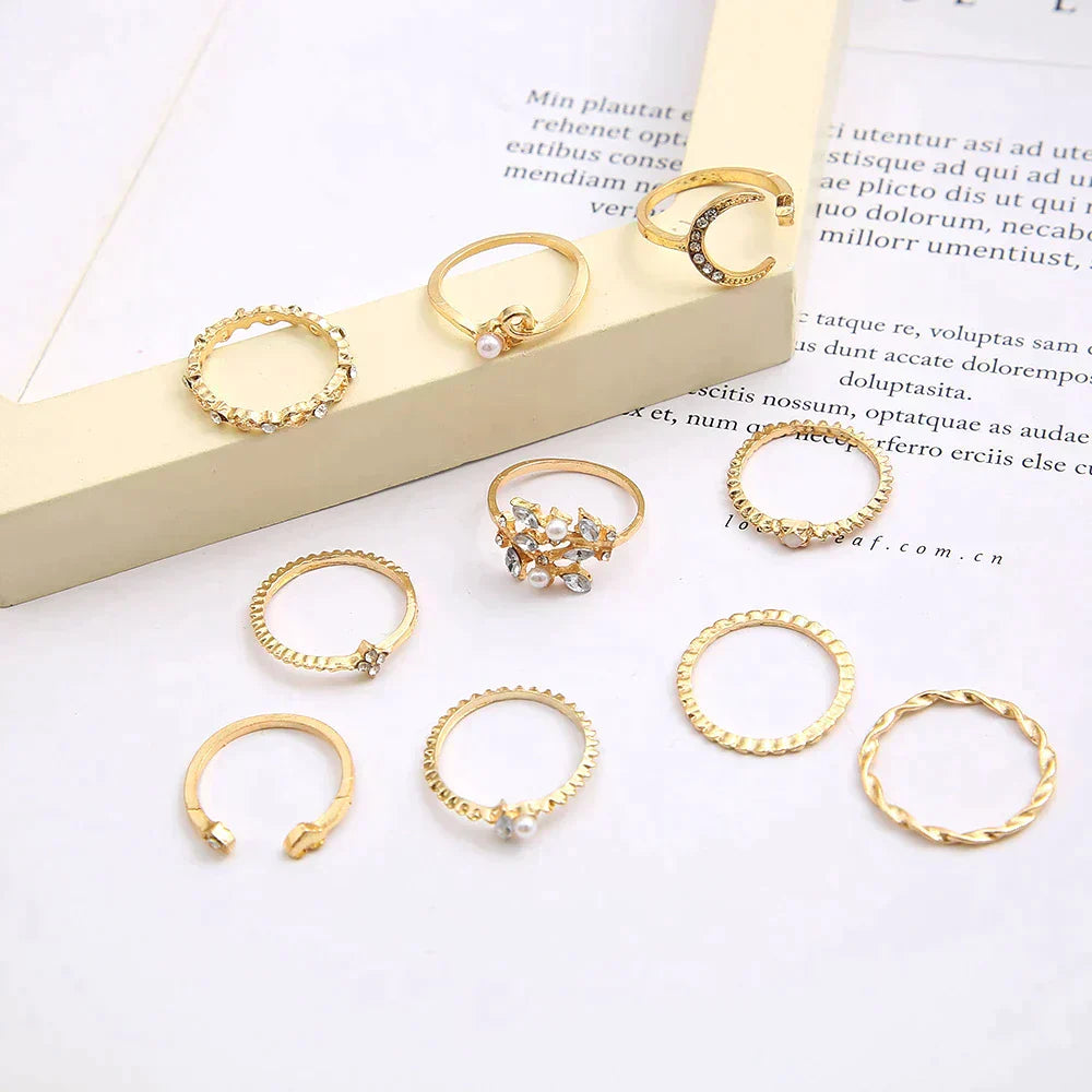 Lorea™ - Set Cincin Anggun Berbintang