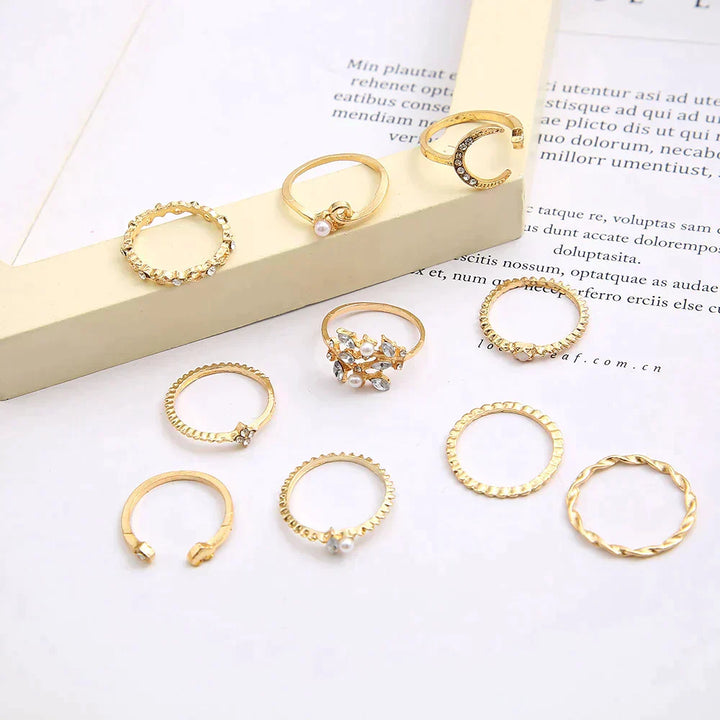 Lorea™ - Set Cincin Anggun Berbintang