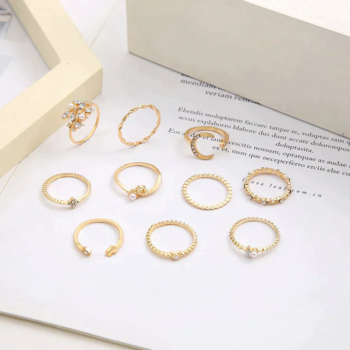 Lorea™ - Set Cincin Anggun Berbintang
