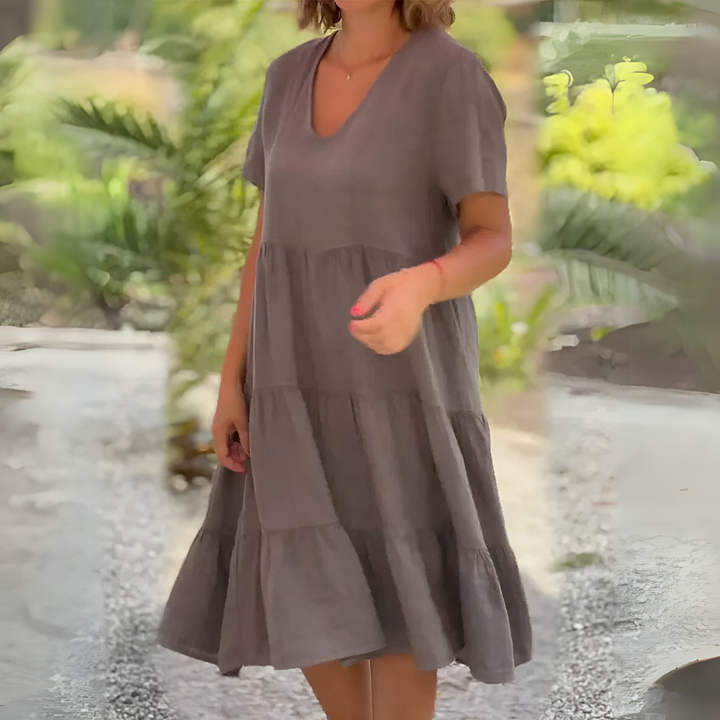 Luce | Gaun Aliran Leher V