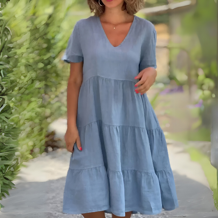 Luce | Gaun Aliran Leher V