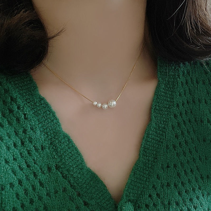 Yvette™ - Kalung Mutiara Klasik