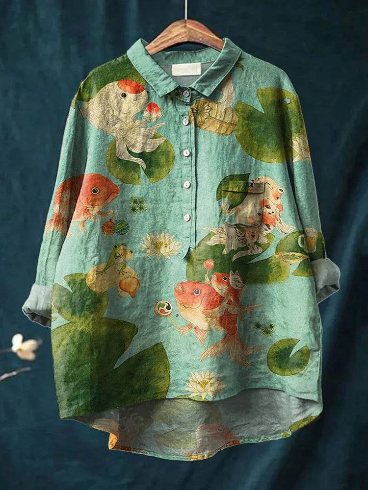 Rosie | T-Shirt Seni Ikan