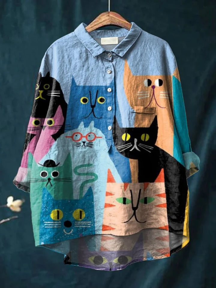 Banjo | Kemeja T-Shirt Seni Kucing