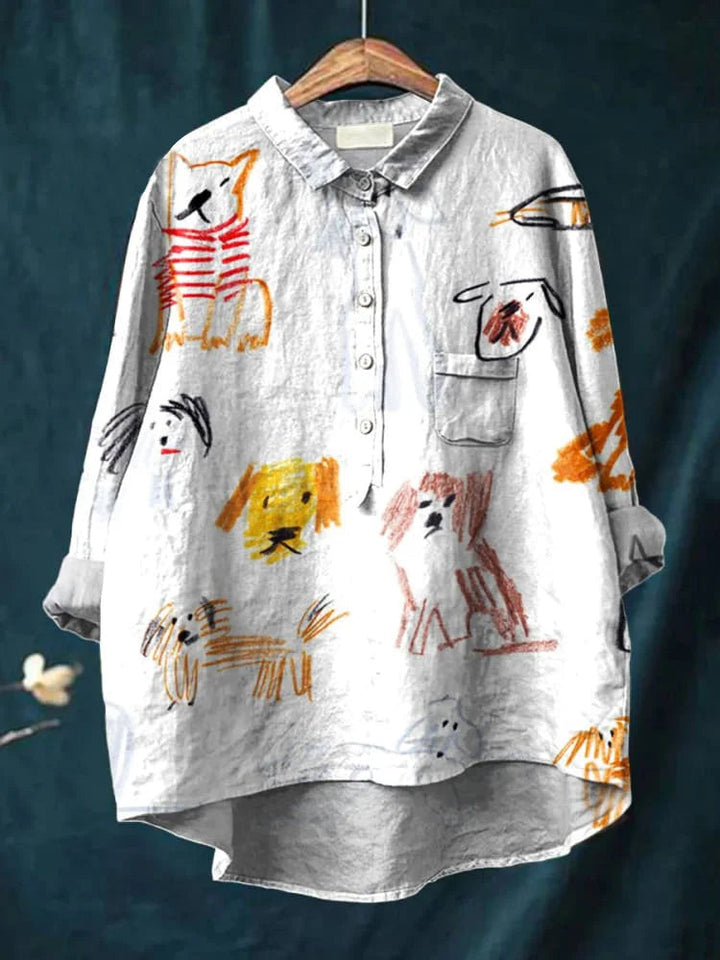 Bella | T-Shirt Seni Anjing