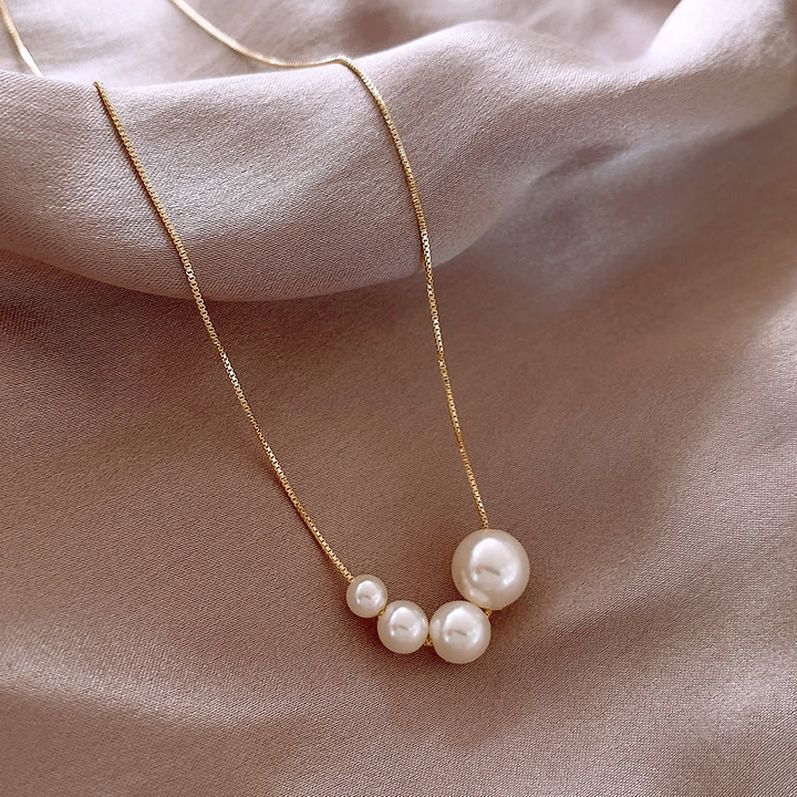 Yvette™ - Kalung Mutiara Klasik