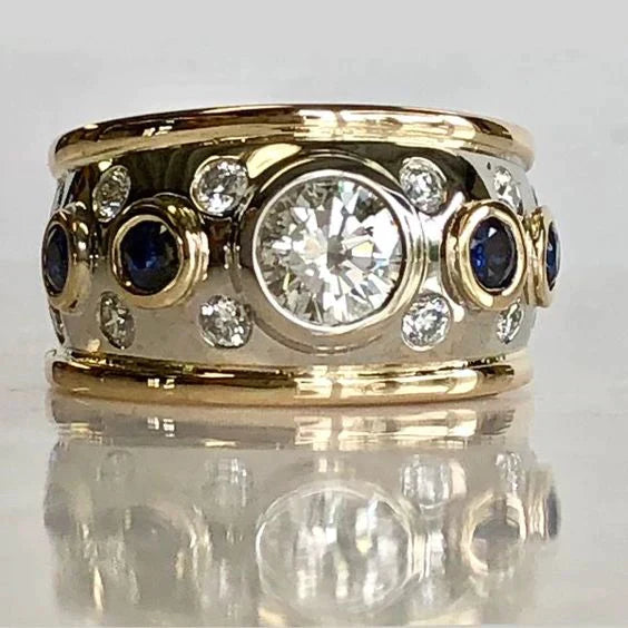 Celesta™ - Cincin Safir Berkilau