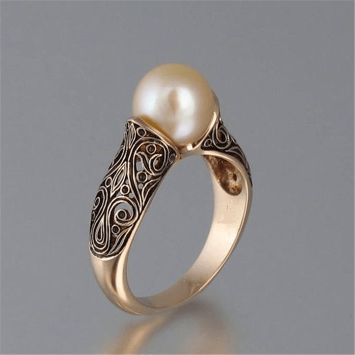 Marcelline™ - Cincin Mutiara Klasik