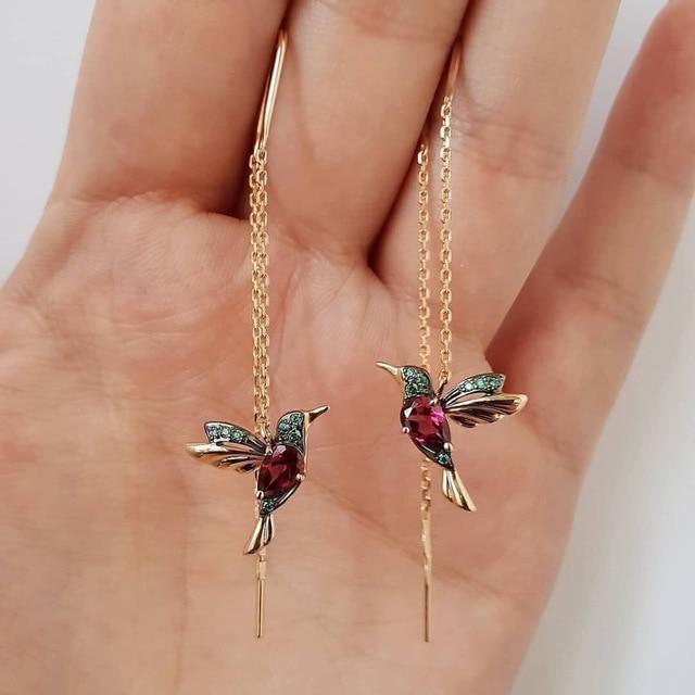 Sharine™ - Anting Kolibri Bergaya